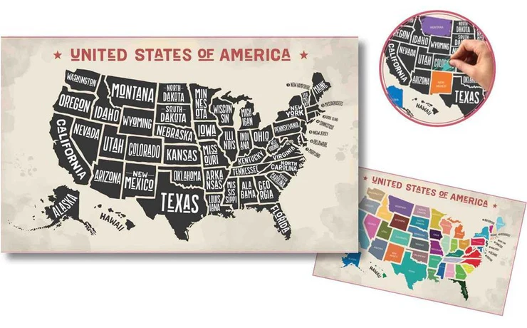USA Scratch Off Map