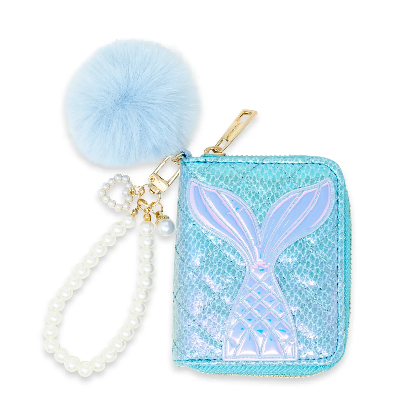 Girls Wallet Mermaid Tail - Blue