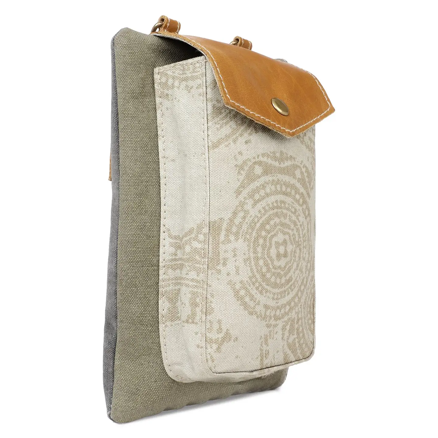 Women's Small Crossbody Bag - Circle Mandala