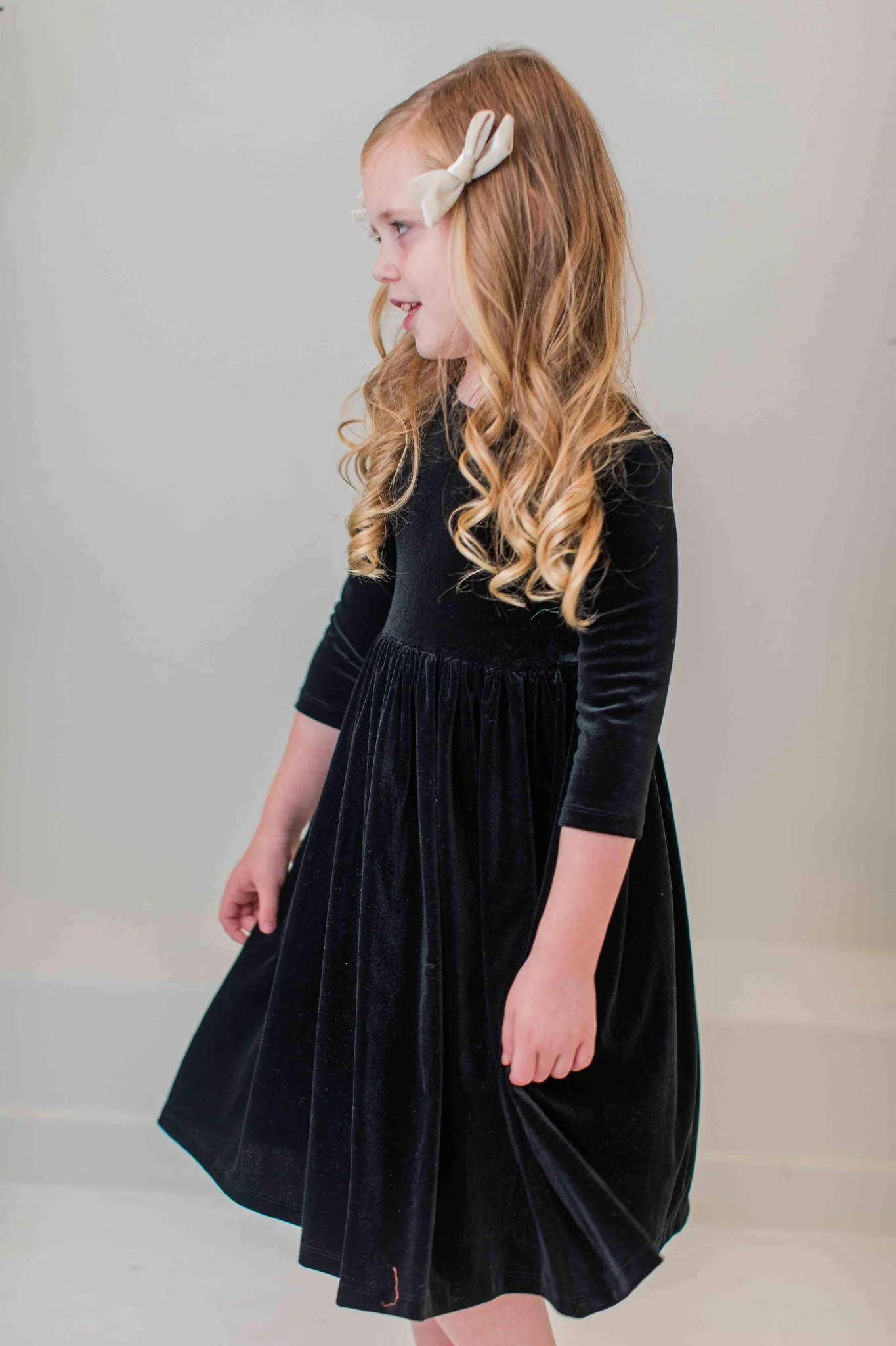 Velvet Bow Hair Clip