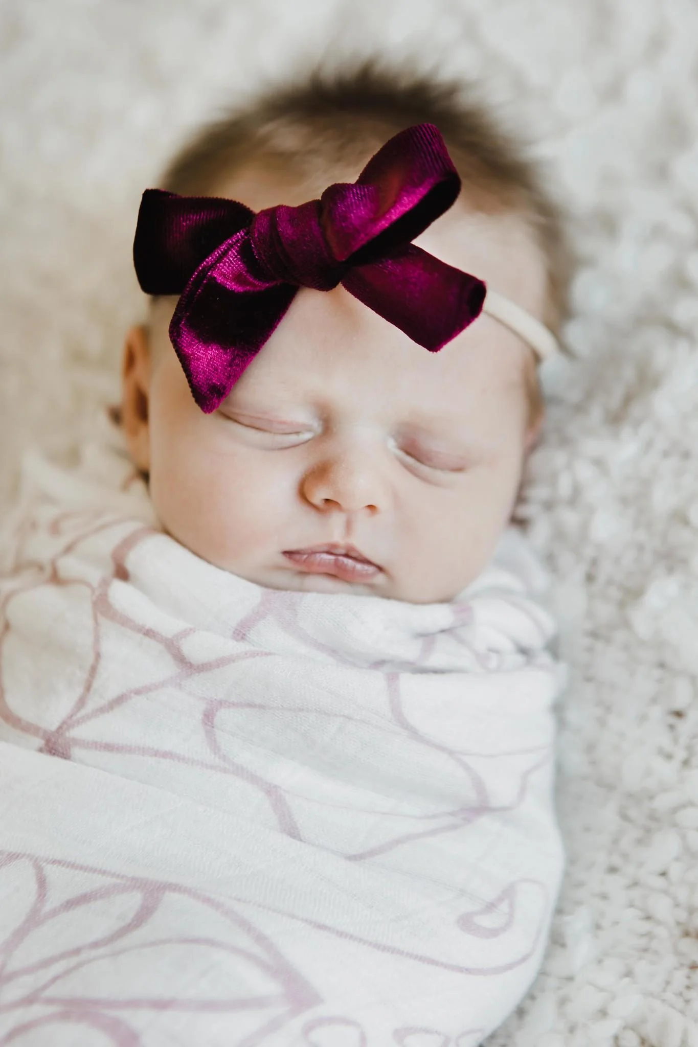 Velvet Bow Headband