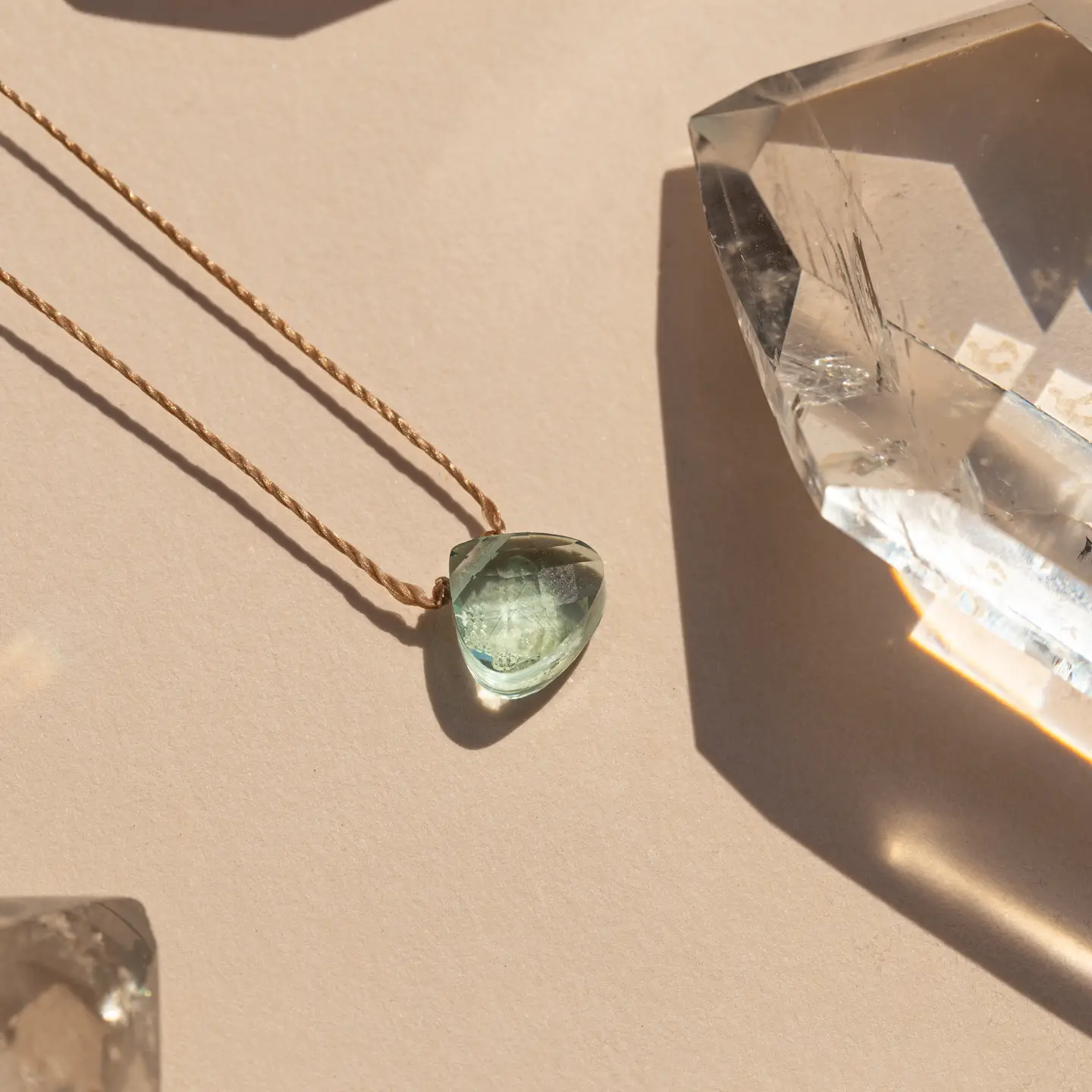Soul Shine Necklace Powder Blue to Breathe