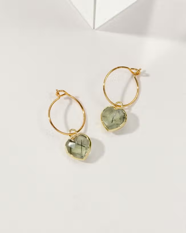 Conversation Heart Mini Hoop Earrings
