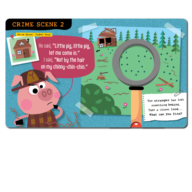 True Crime Three Little Pigs Board Book
