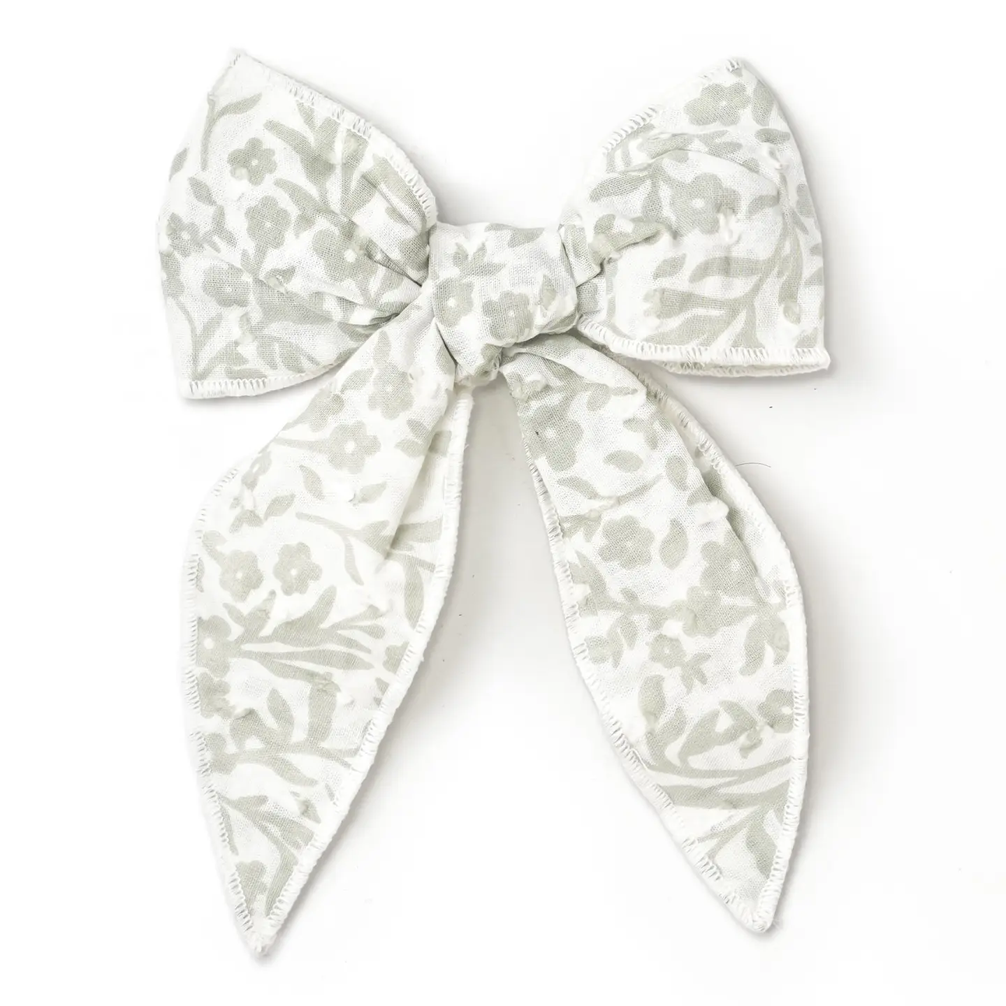 Organic Hair Bow Clip