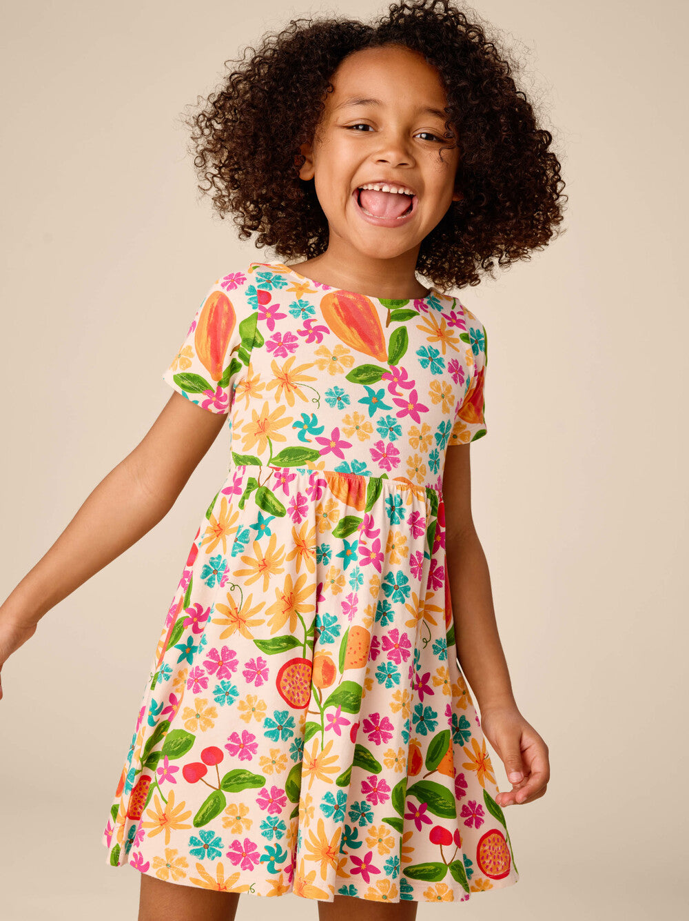 Girls Ballet Dress Tropical Fruit