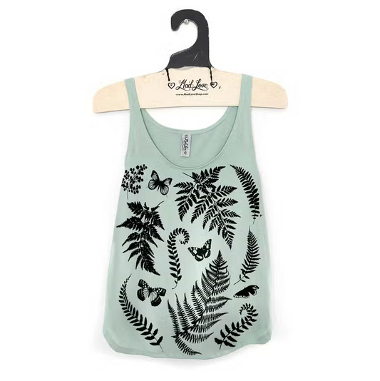 Butterflies & Ferns Scoop Tank