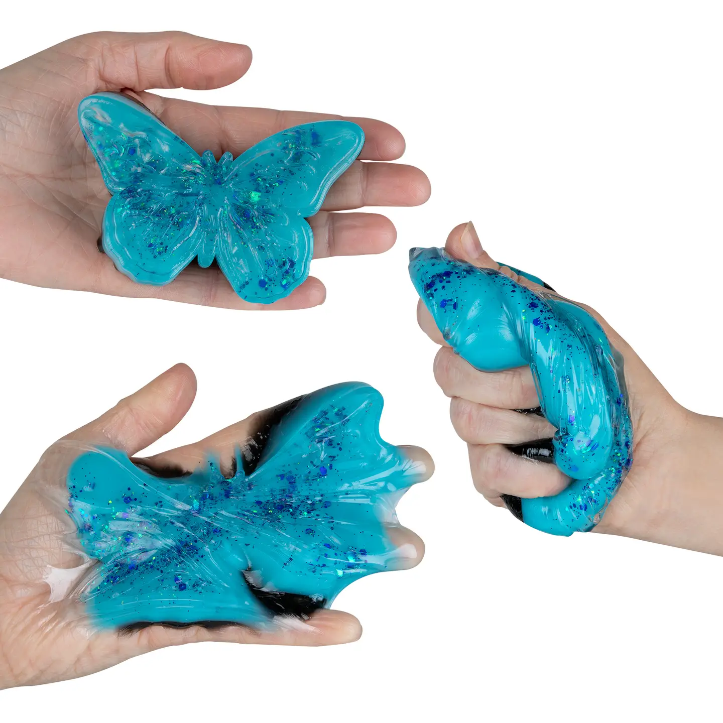 Taba-Licious Glitter Butterfly Squishy