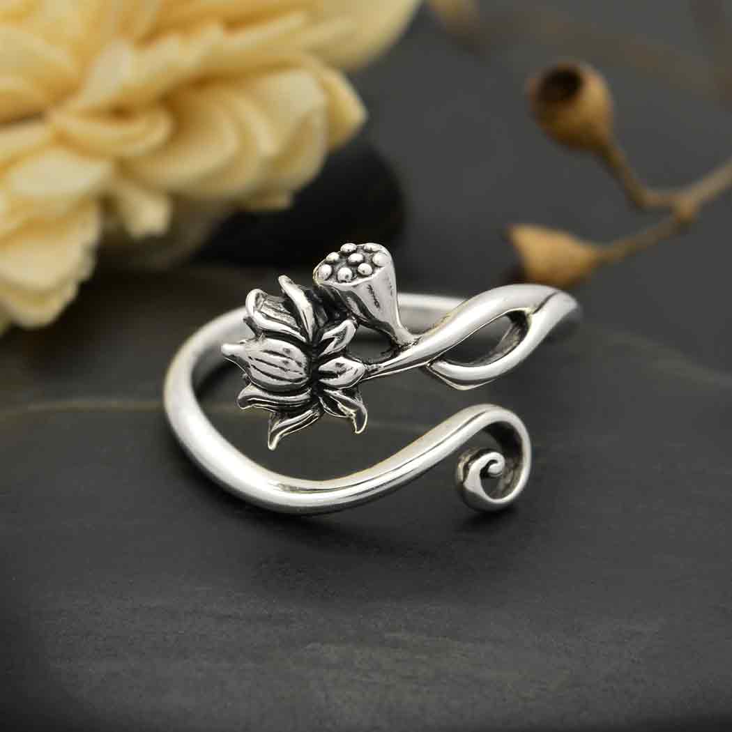 Lotus Adjustable Ring