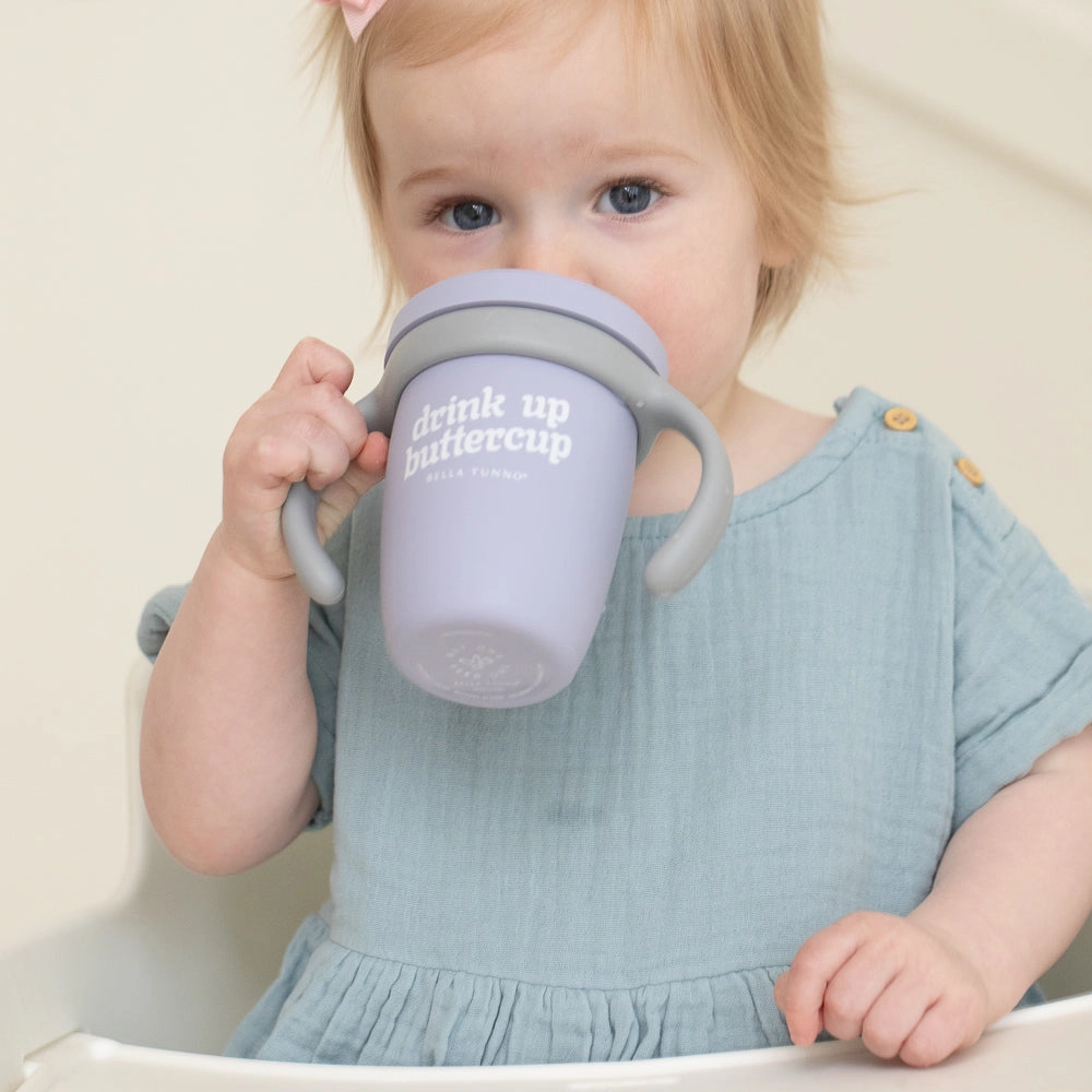 Drink Up Buttercup Sippy Cup
