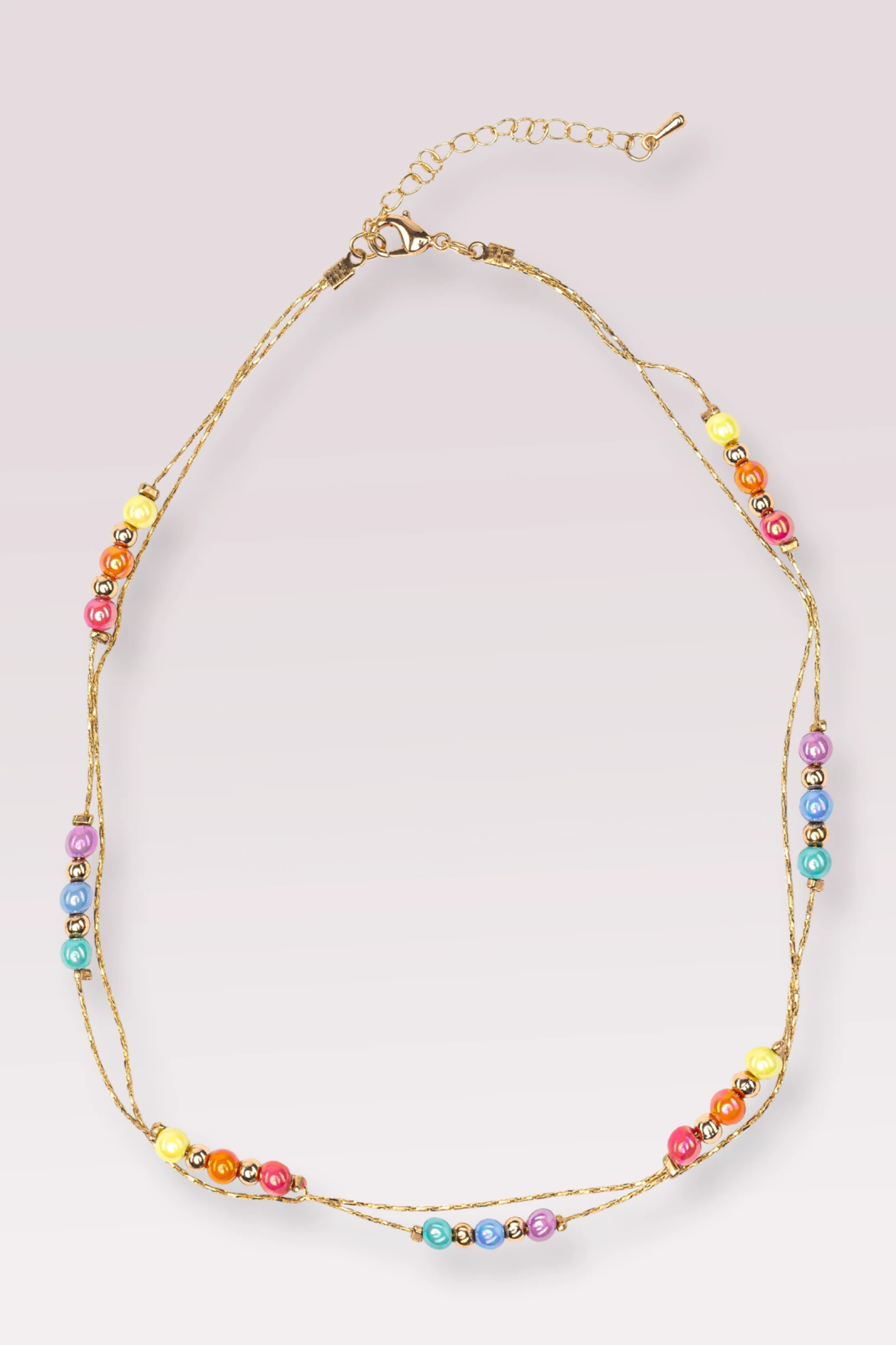 Girls Golden Rainbow Necklace