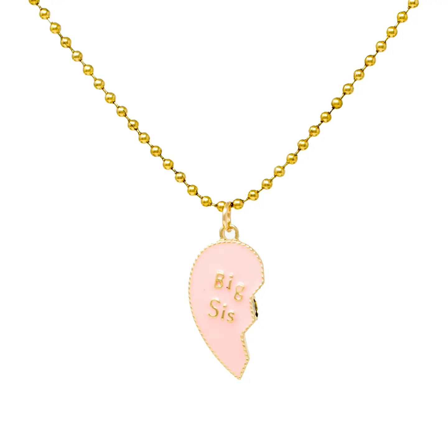 Girls Big Sis Lil Sis Magnetic Necklace Set