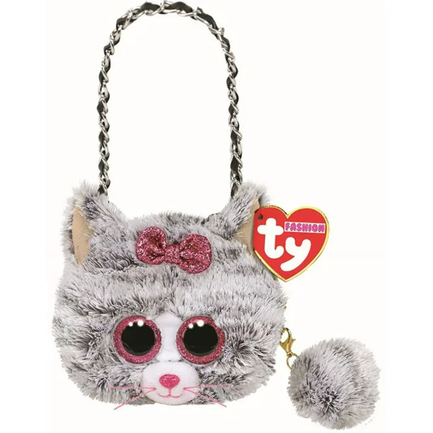 Kiki Grey Cat Mini Purse