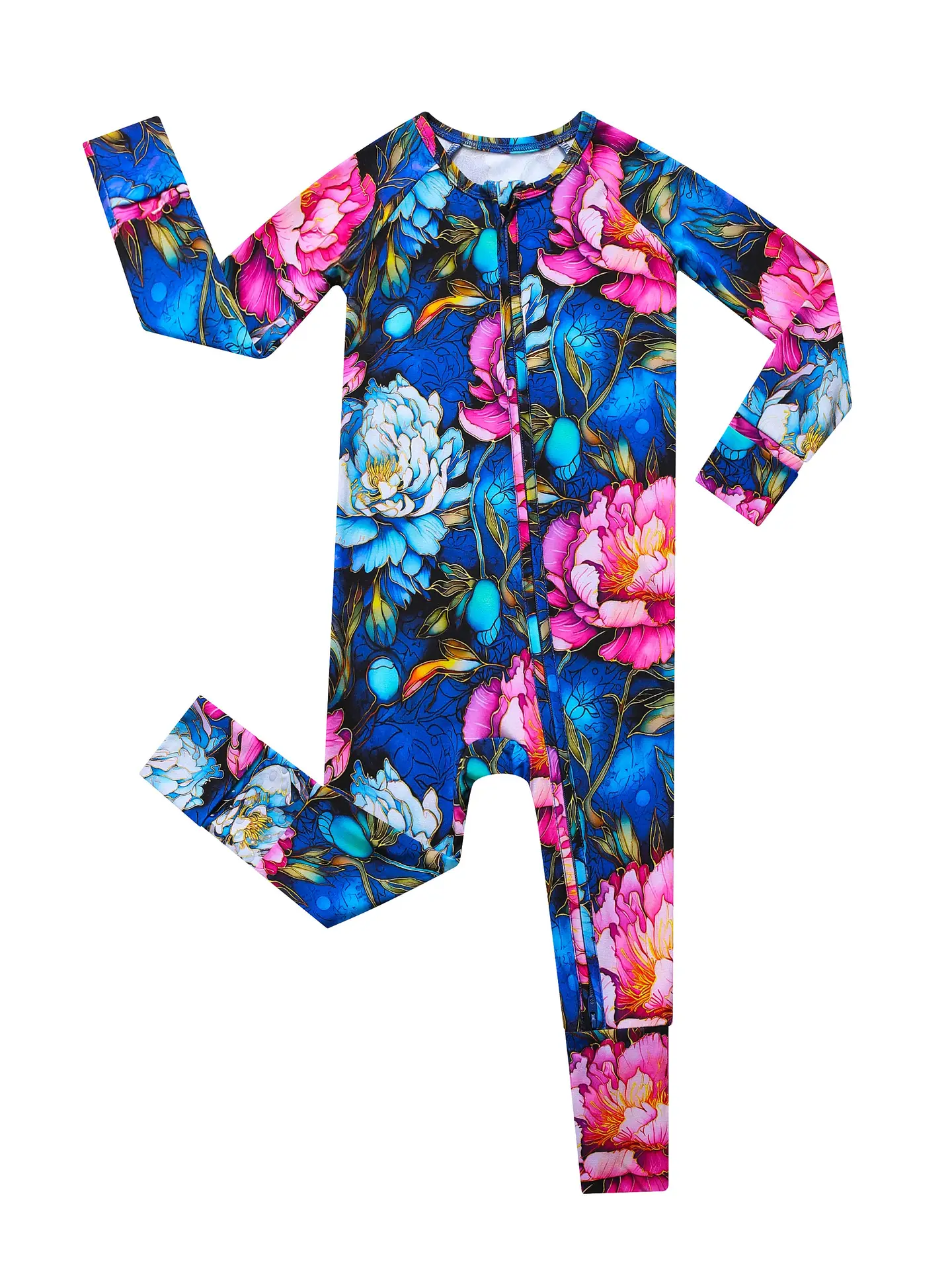 Neon Blooms Bamboo Sleeper