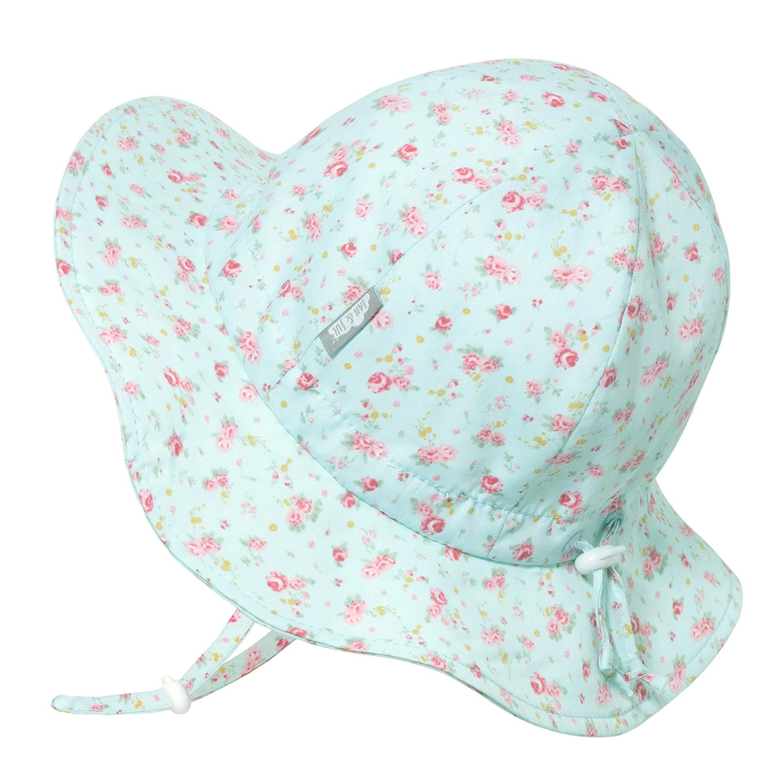 Retro Rose Floppy Sun Hat