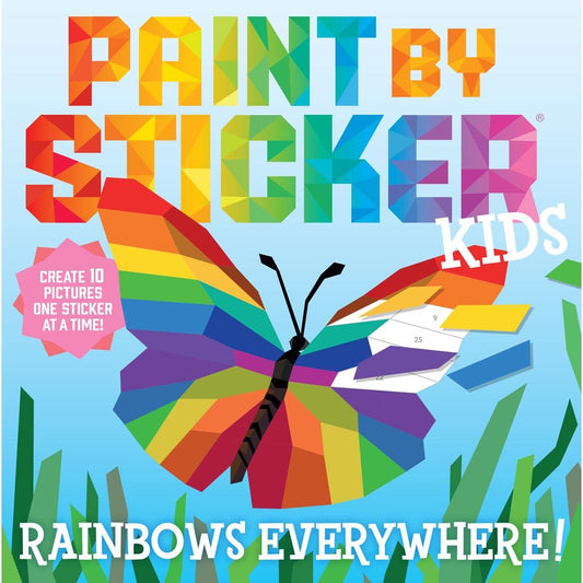 Paint By Sticker Rainbows Book