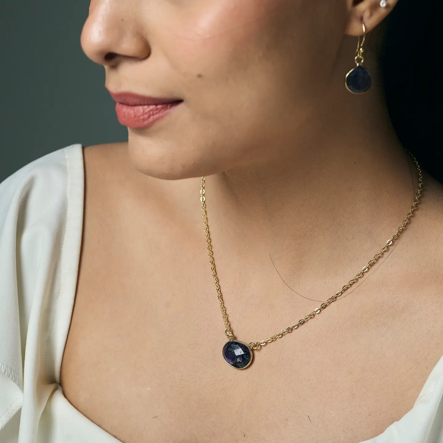 Natural Amethyst Necklace