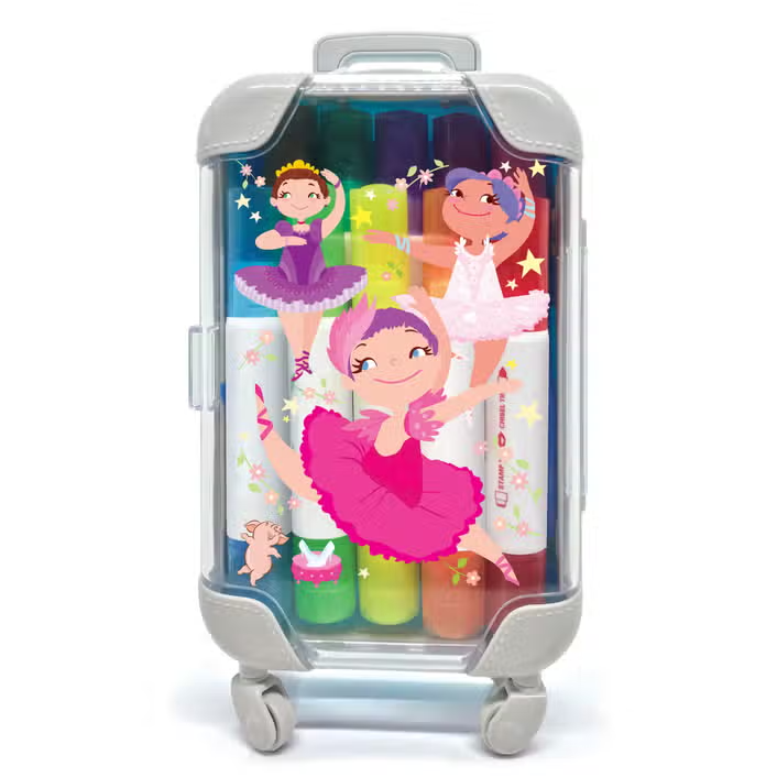 Stamp & Color Markers Ballerinas