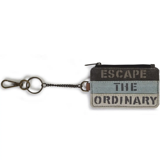 Escape the Ordinary ID Pouch Keychain