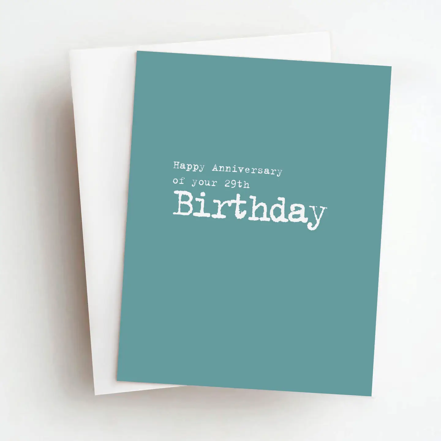 29th Anniversary Funny Birthday Card