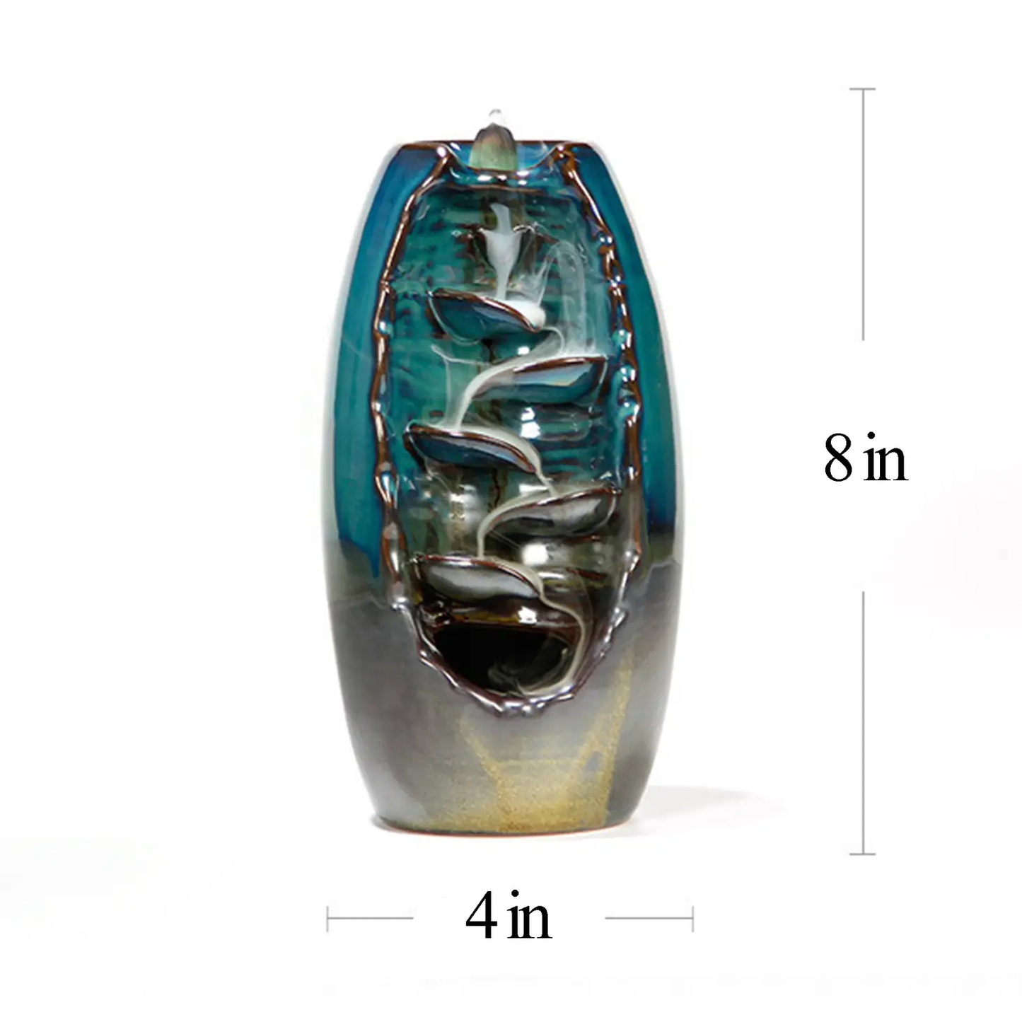 Serpent Falls Ceramic Backflow Incense Burner