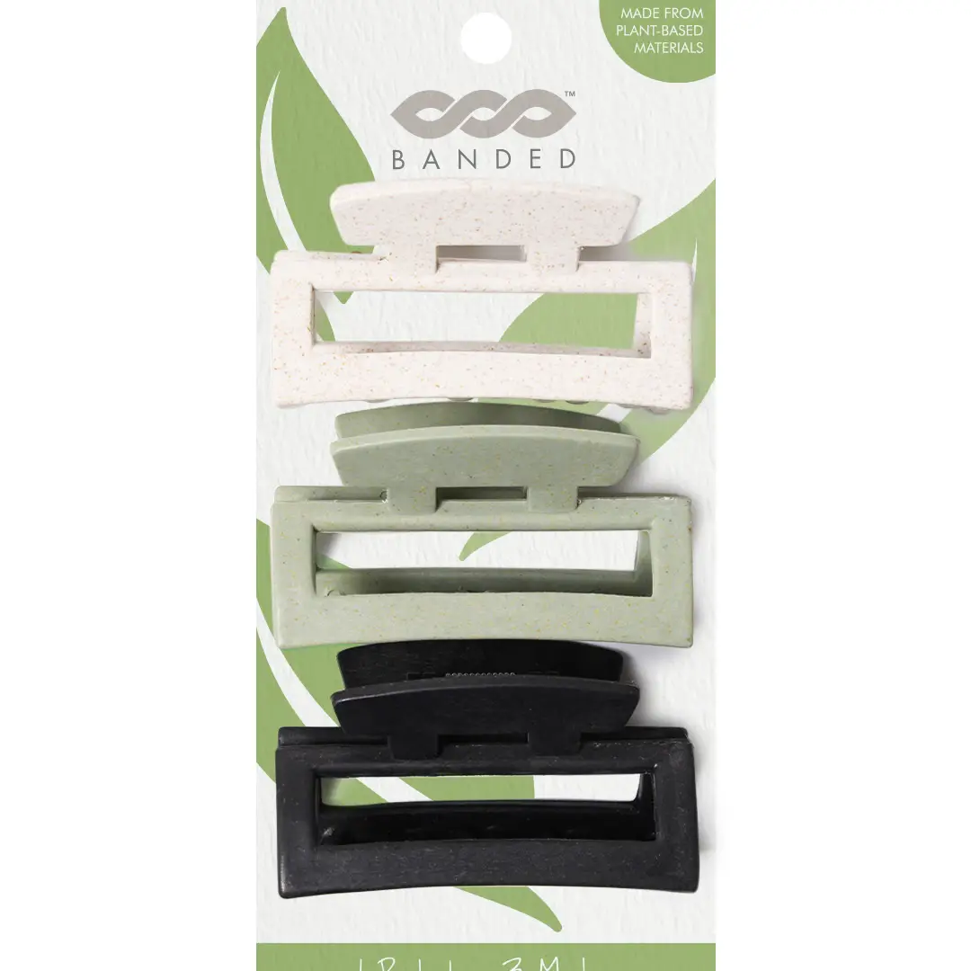 Eco Claw Clips Forest Medium