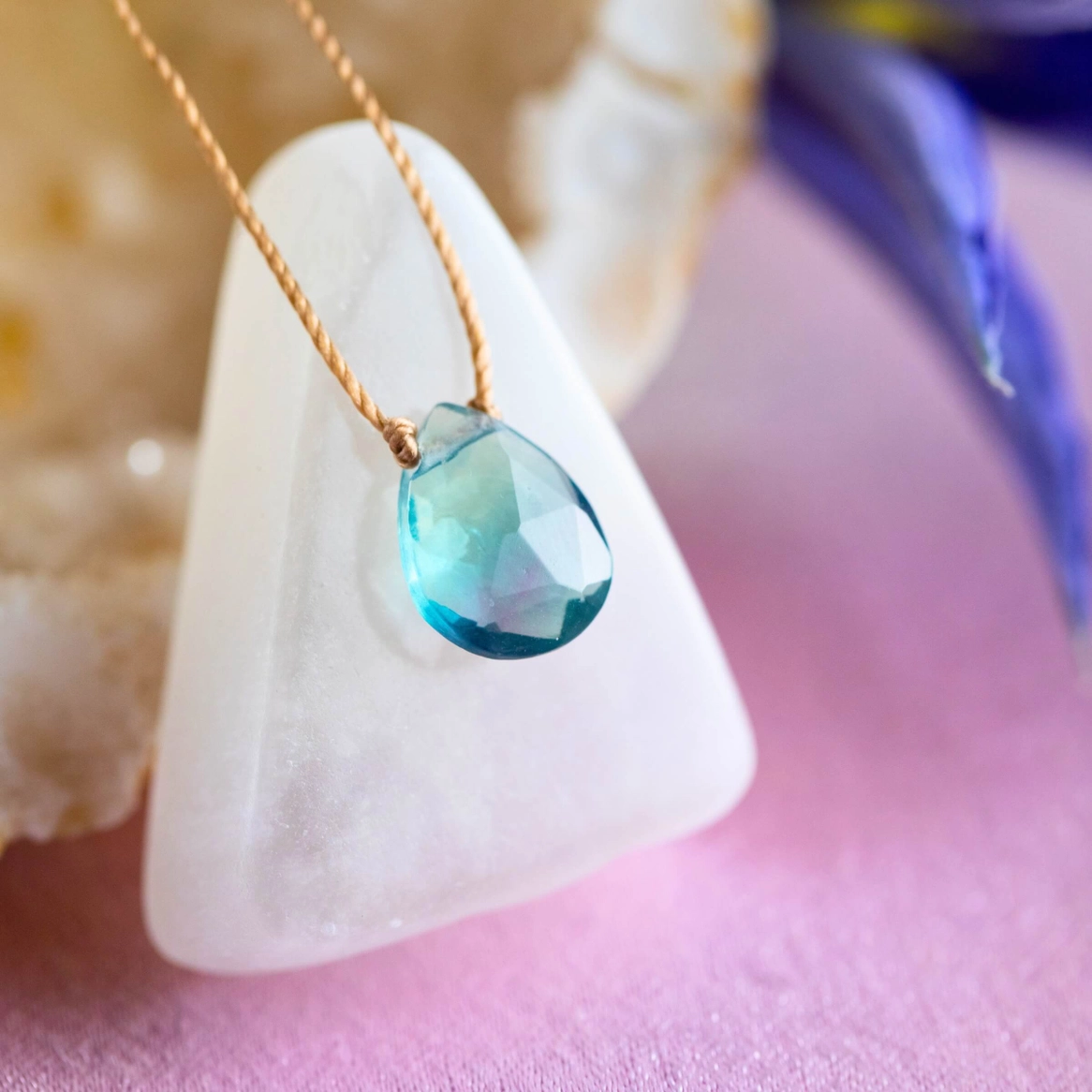 Luxe Necklace Fluorite For Magic