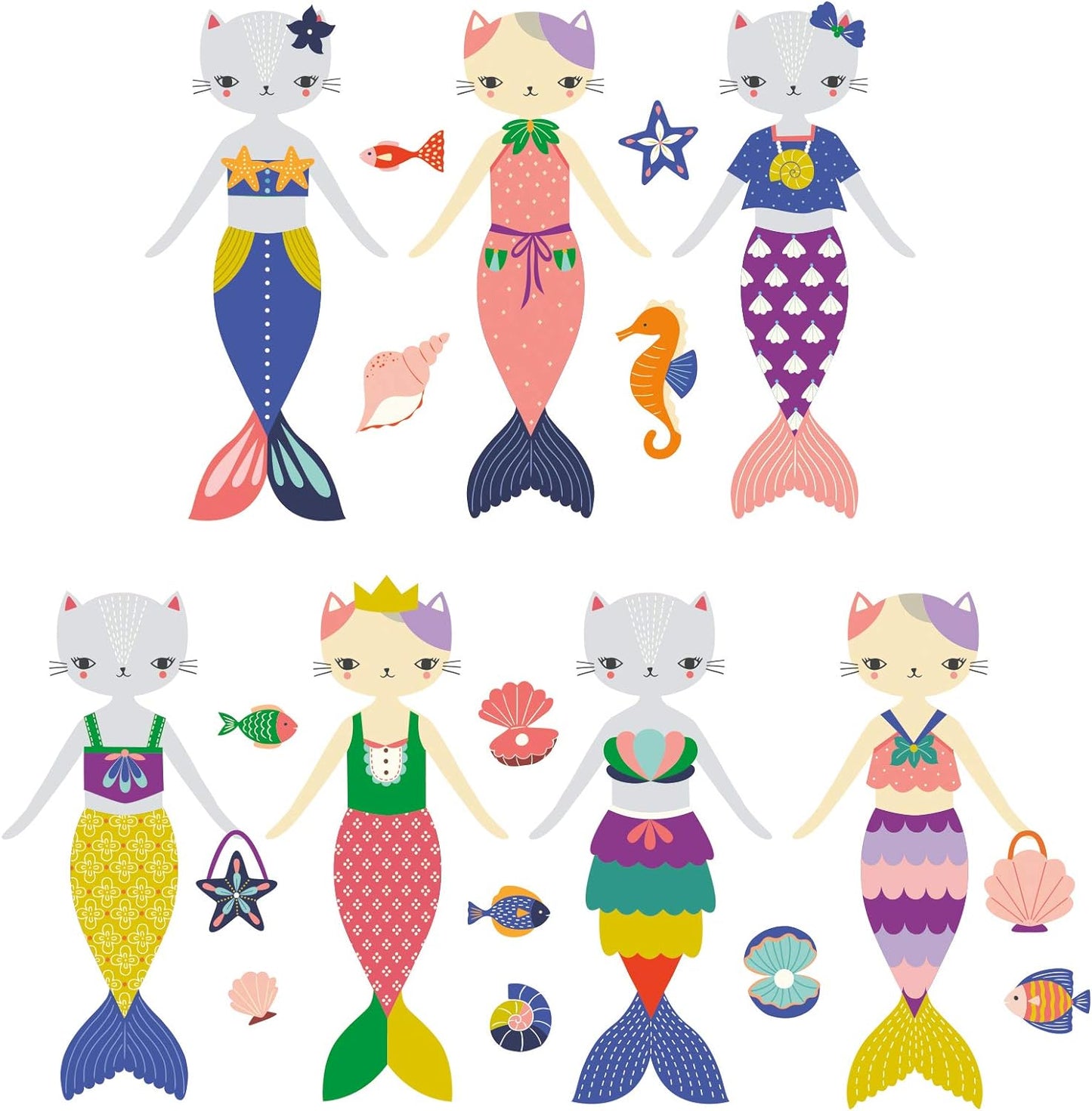 Magnetic Dress-Up Purrmaid