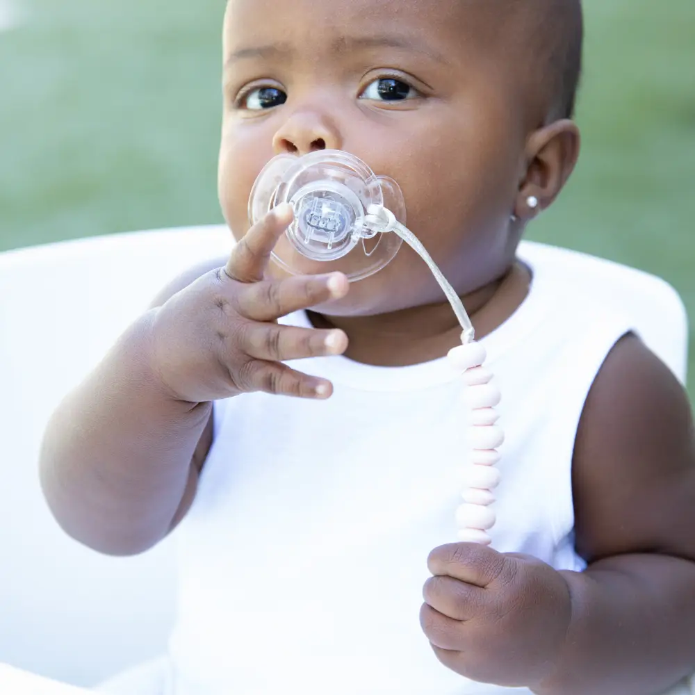 Pacifier Clip - Light Pink