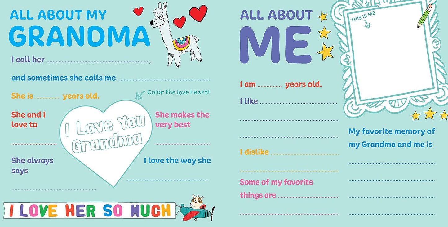 My Sleepover At Grandma's House Activity Book