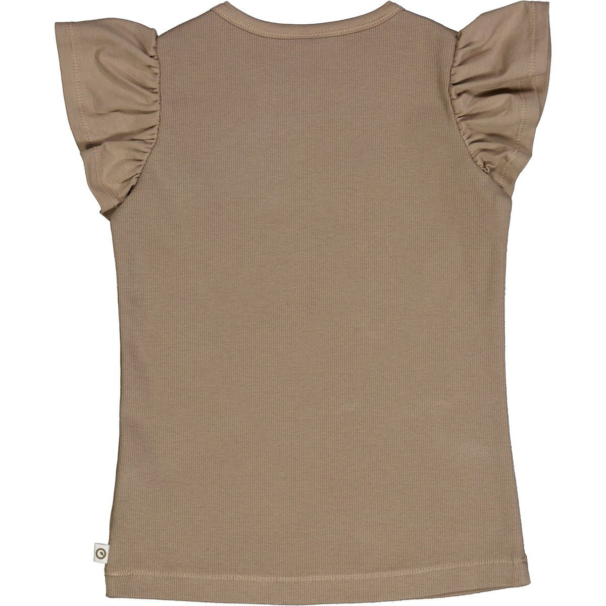Girls Flutter Sleeve Rib Top