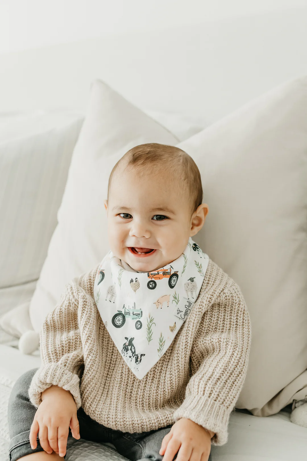 Jo Farm Baby Bandana Bib Set 4pk