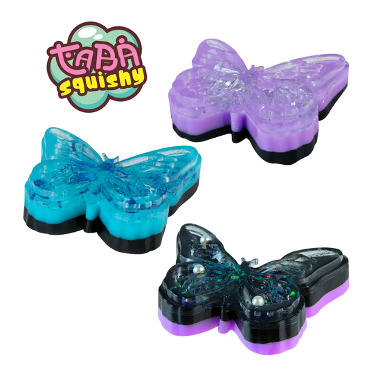 Taba-Licious Glitter Butterfly Squishy