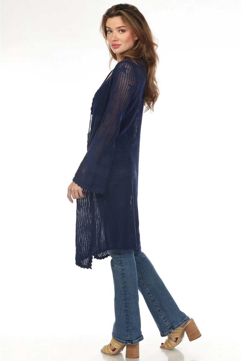 Celestial Lacy Longline Hoodie