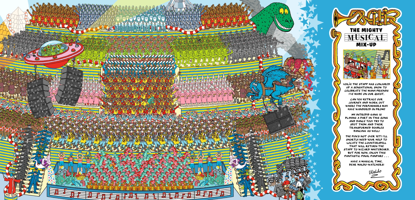 Where's Waldo? The Mighty Magical Mix-Up Book