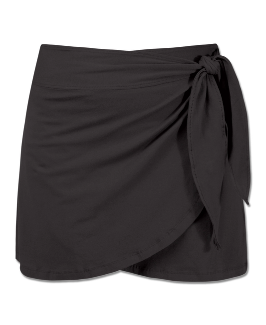 Organic Wrap Mini Skirt