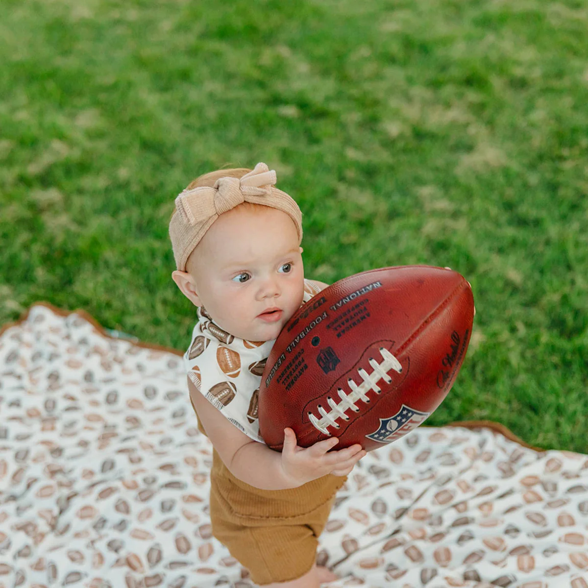 Blitz Football Baby Bandana Bib Set 4pk