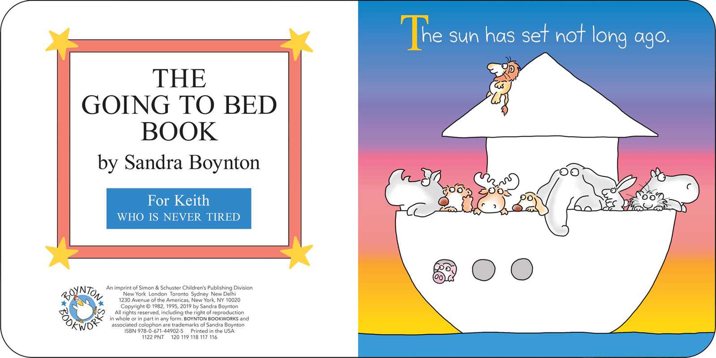 The Going To Bed Book