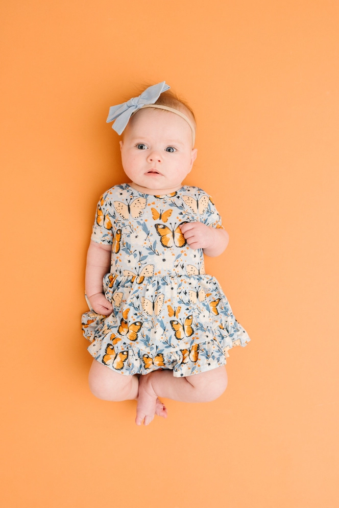 Baby Breezy Butterflies Bamboo Dress