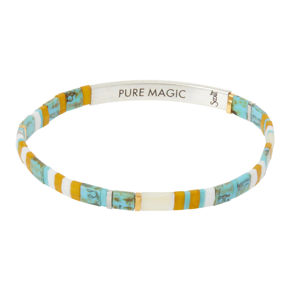 Good Karma Bracelet Pure Magic-Turq/Silver