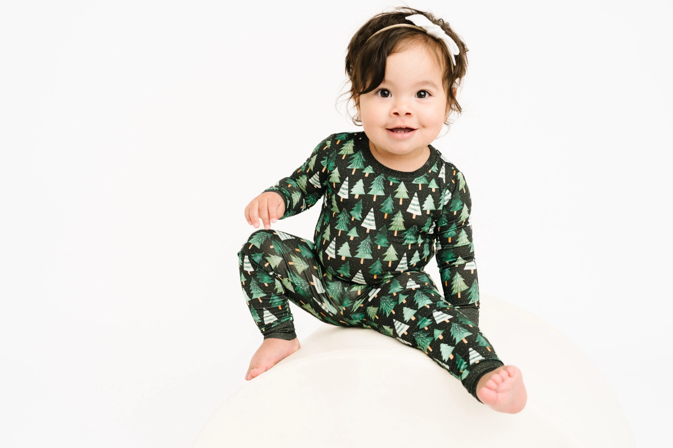 Kids Evergreen Bamboo Pajamas