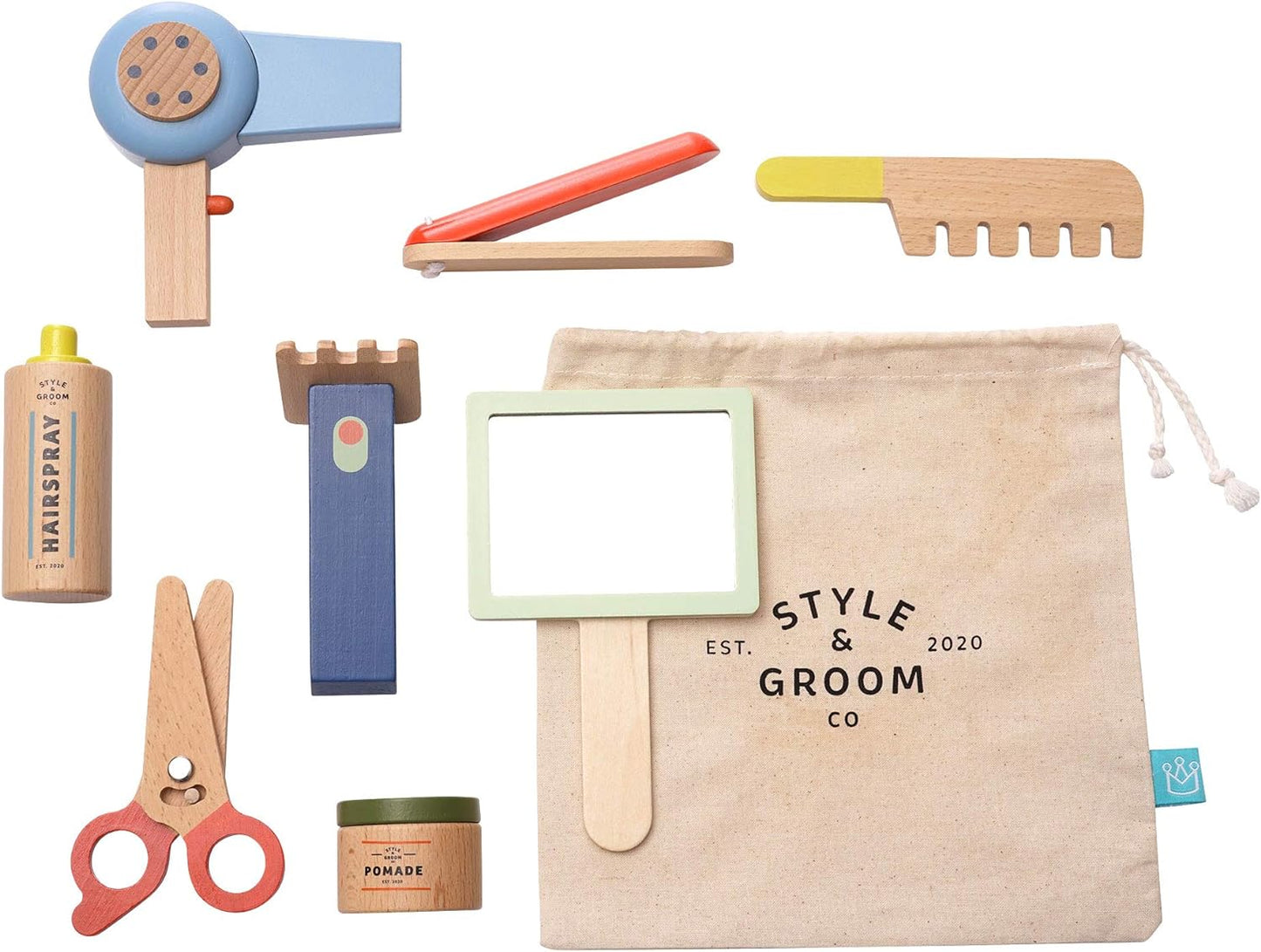 Wooden Style & Groom Play Set