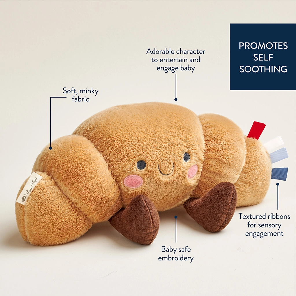Croissant Sweetie Snuggles Plush
