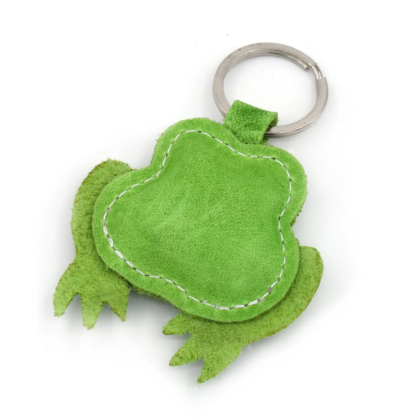 Froggie Leather Keychain