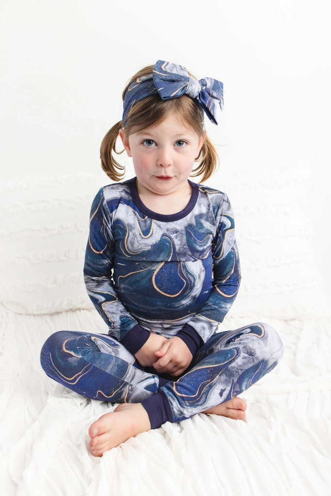 Marbleous Night Kids Bamboo Pajamas