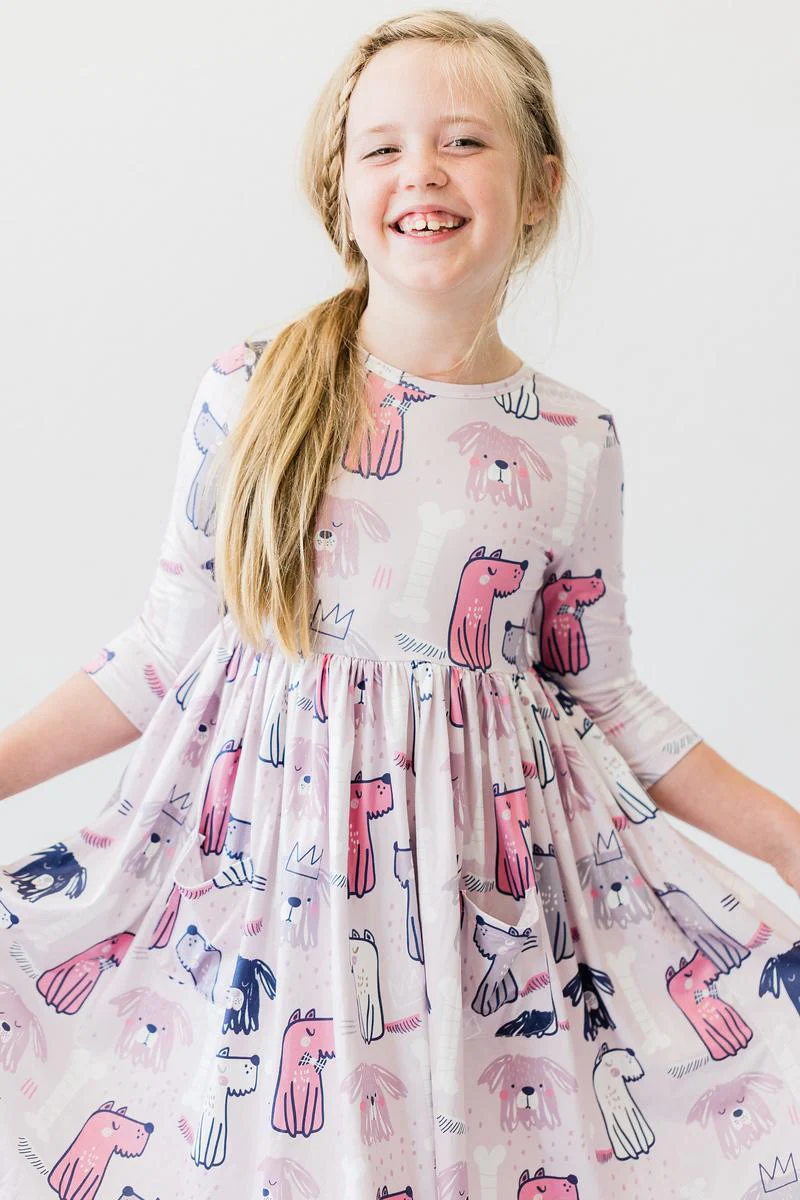 Puppy Party Twirl Dress