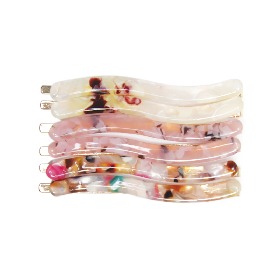Riviera Shell Acetate Pins