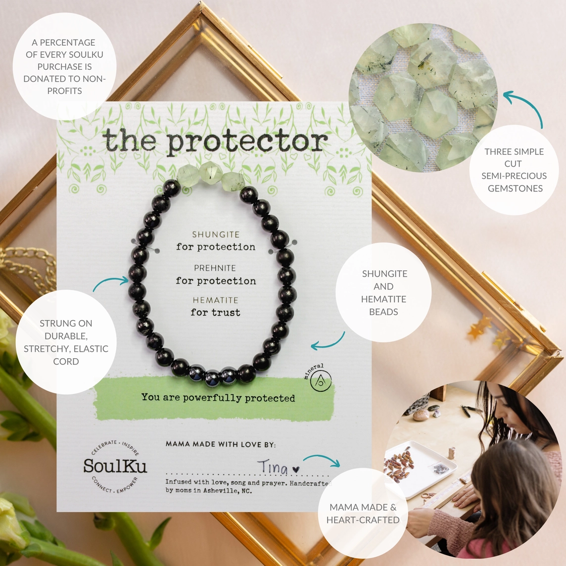 The Protector Bracelet Shungite - Petite