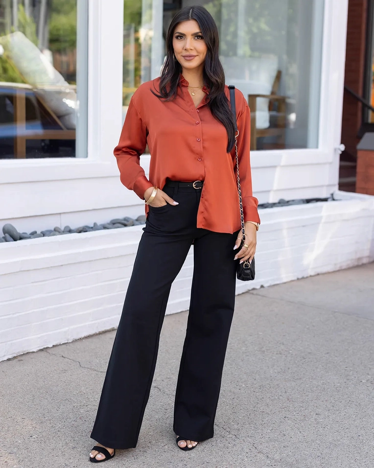 Wide Leg Fab-Fit Work Pant