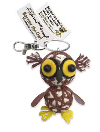 Barney The Owl String Doll